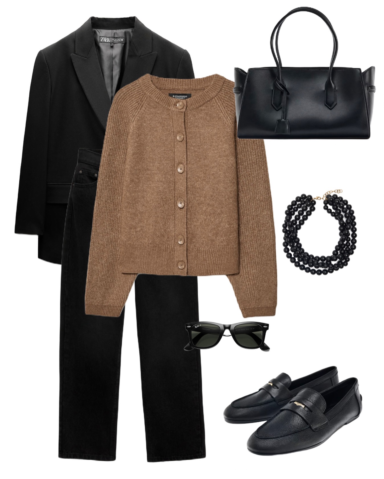A Beige Blazer with Olive and Denim for Easy Casual Tailoring