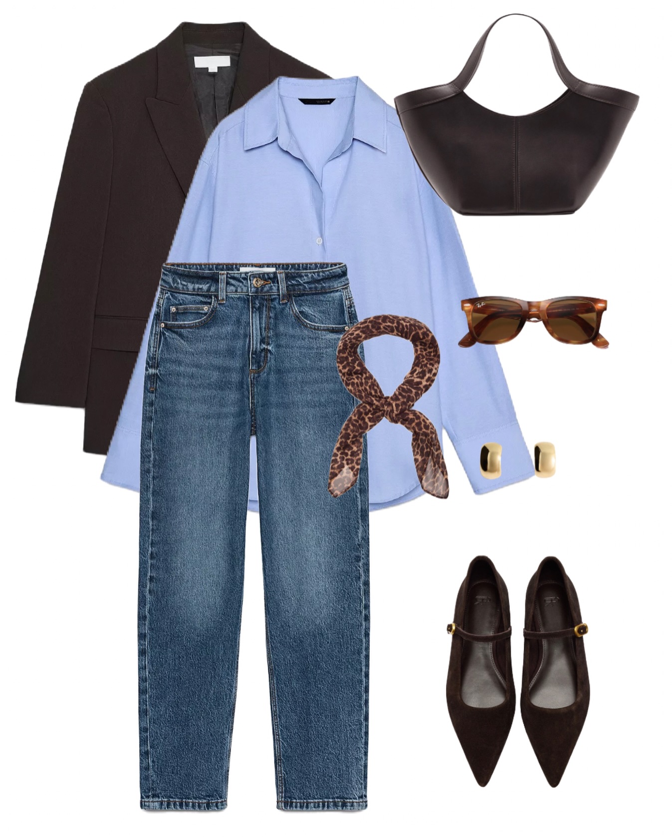 Three Ways to Make a Blazer-and-Denim Outfit Feel Distinct